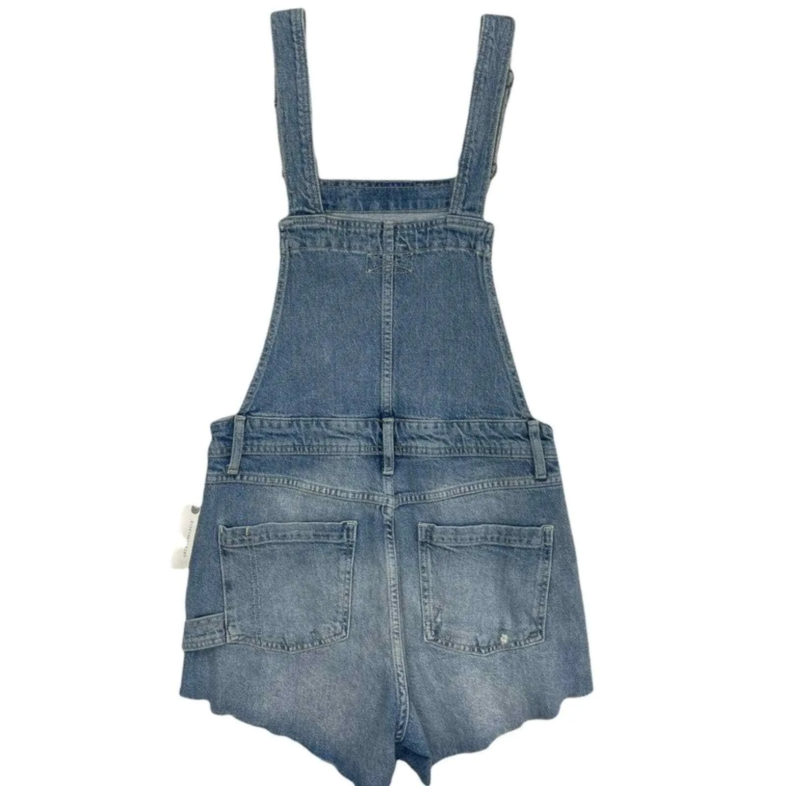 Anthropologie Pilcro Cut Off Denim Overalls Size 28 New