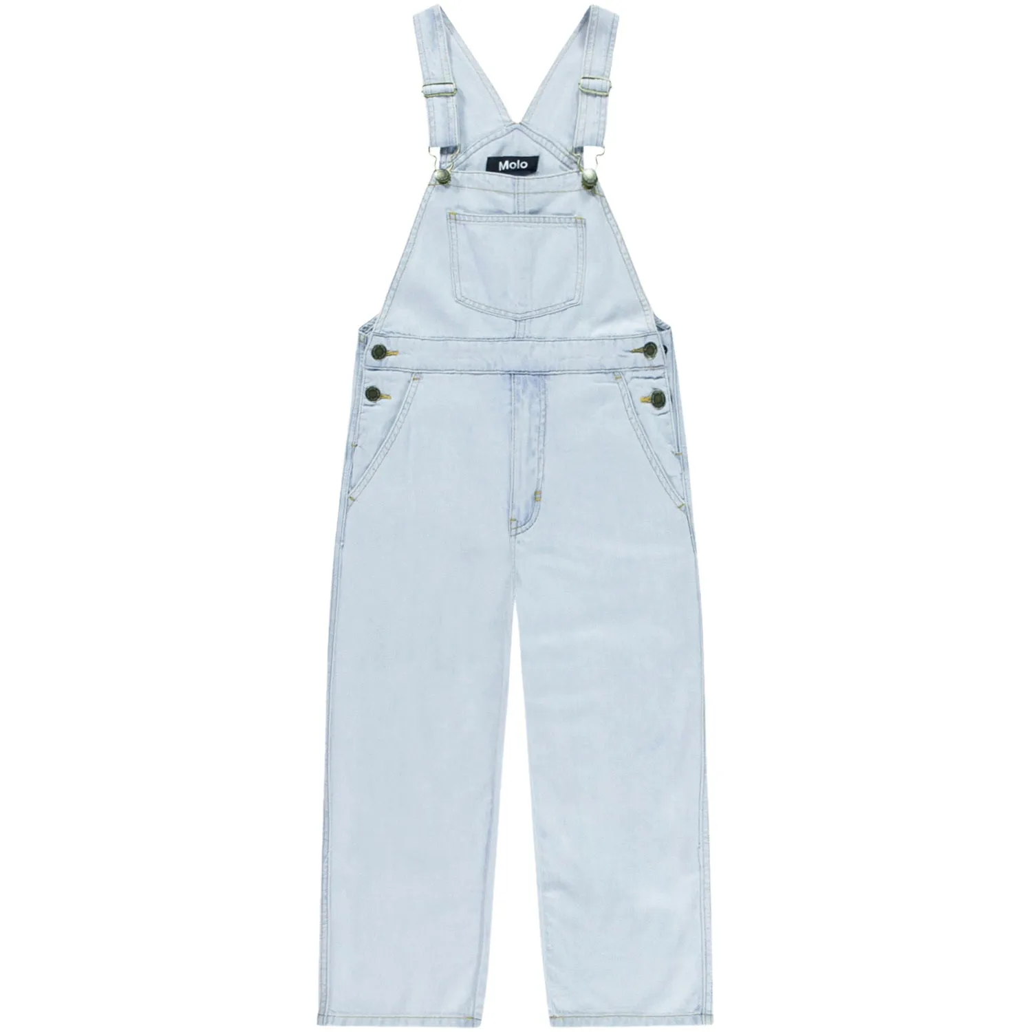 Bleached Drapey Overalls