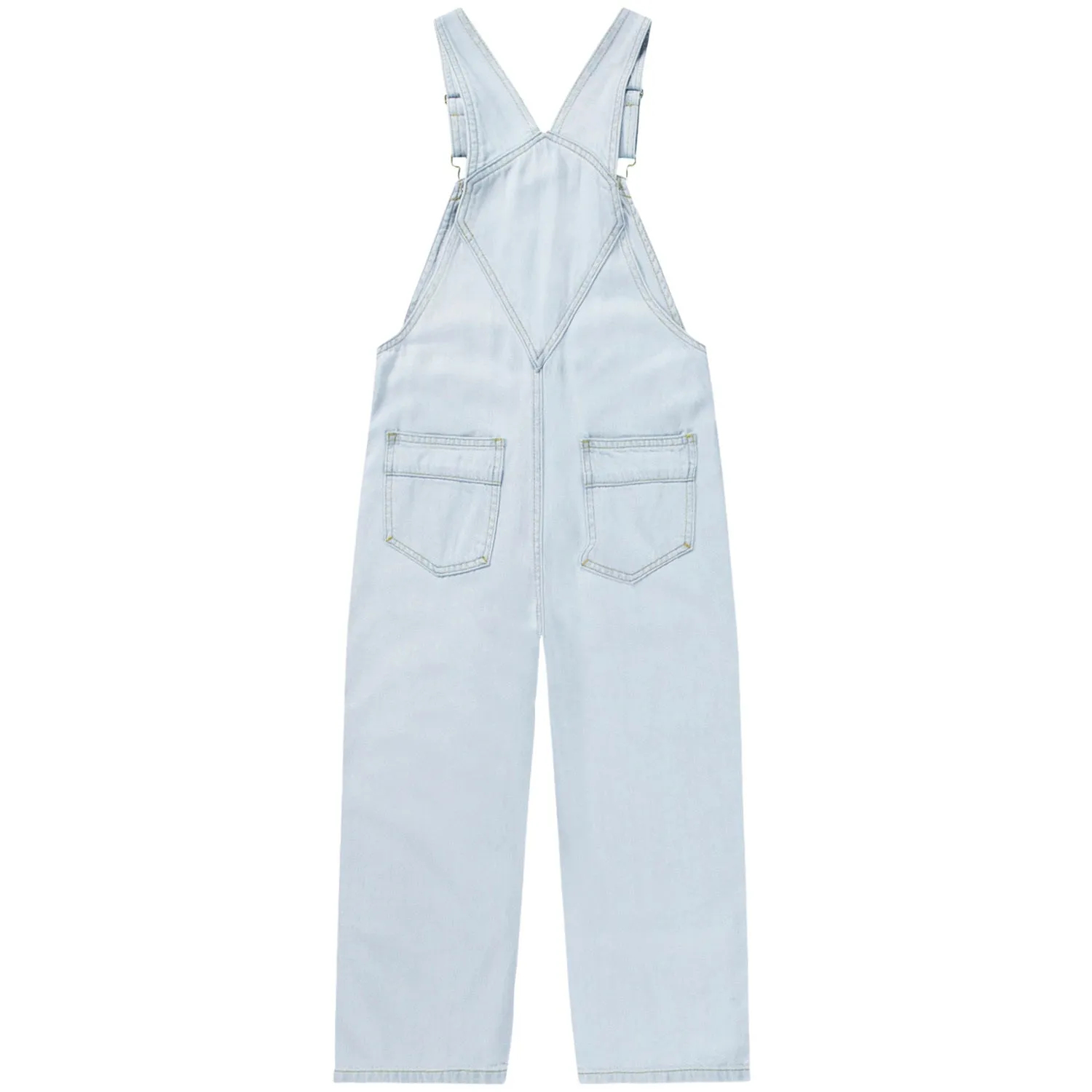 Bleached Drapey Overalls