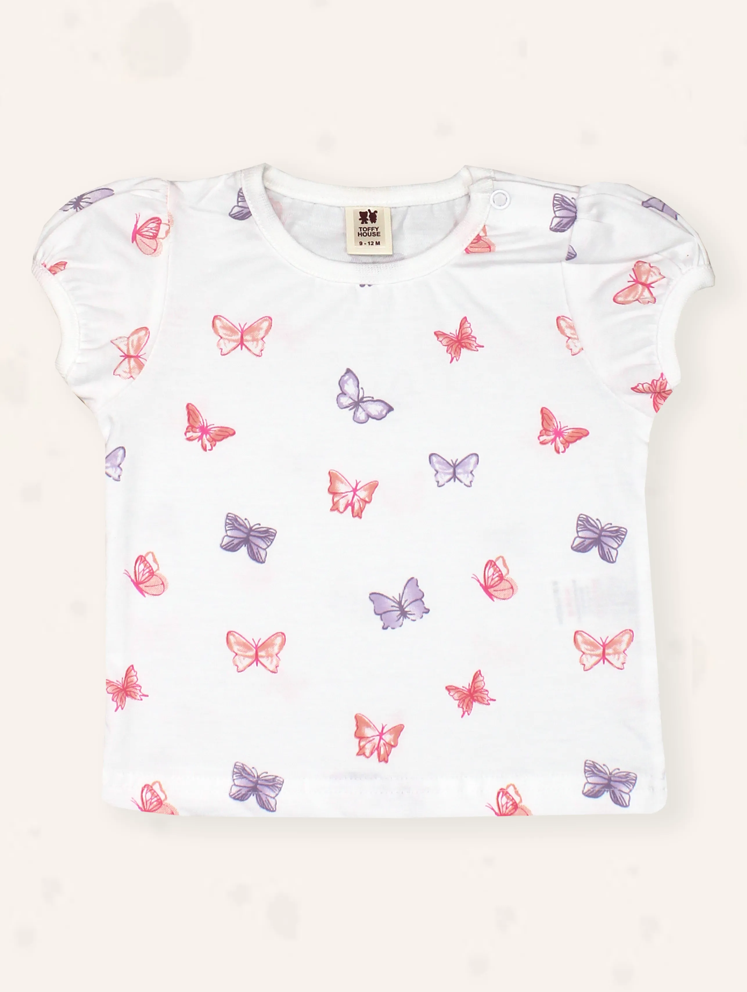 Butterfly Charm Kids Outfit Set