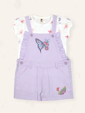 Butterfly Charm Kids Outfit Set
