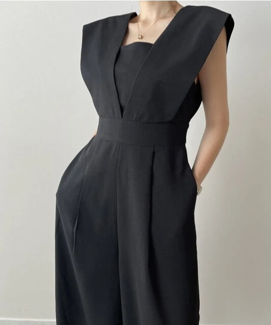 Cap Sleeve Overalls