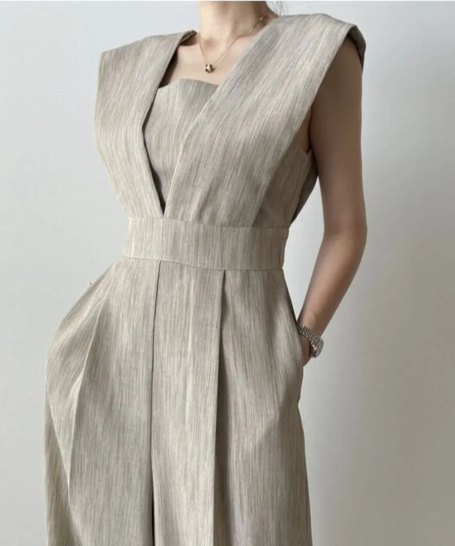 Cap Sleeve Overalls
