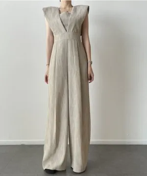 Cap Sleeve Overalls