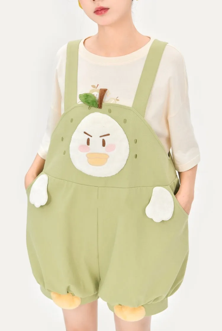 Cute Cartoon Pattern Overalls
