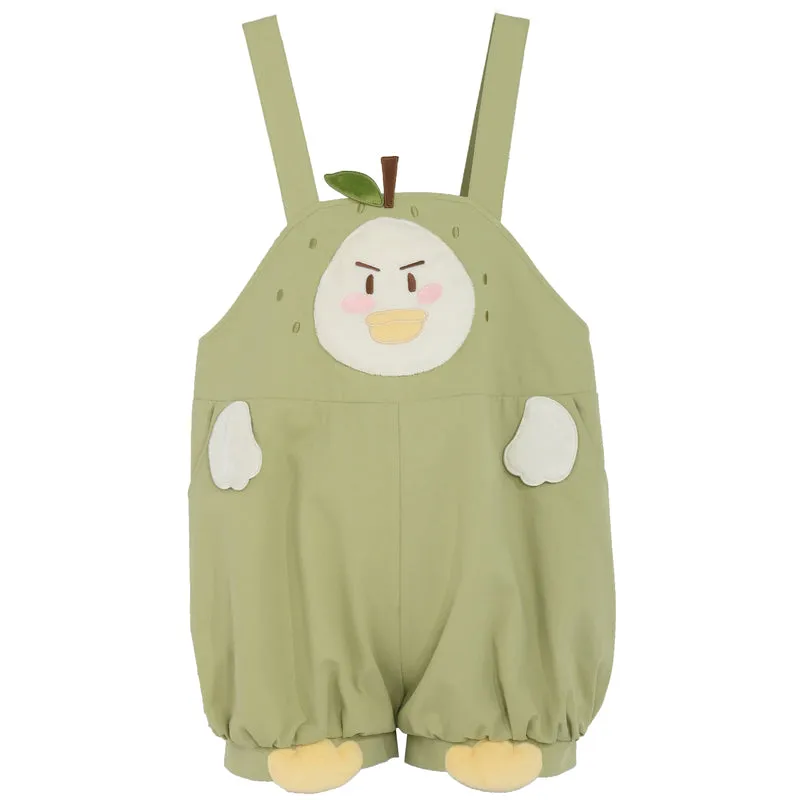 Cute Cartoon Pattern Overalls