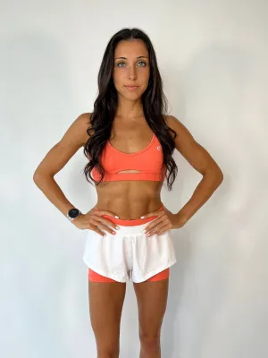 Divergent 2-in-1 Running Short- Dreamsicle