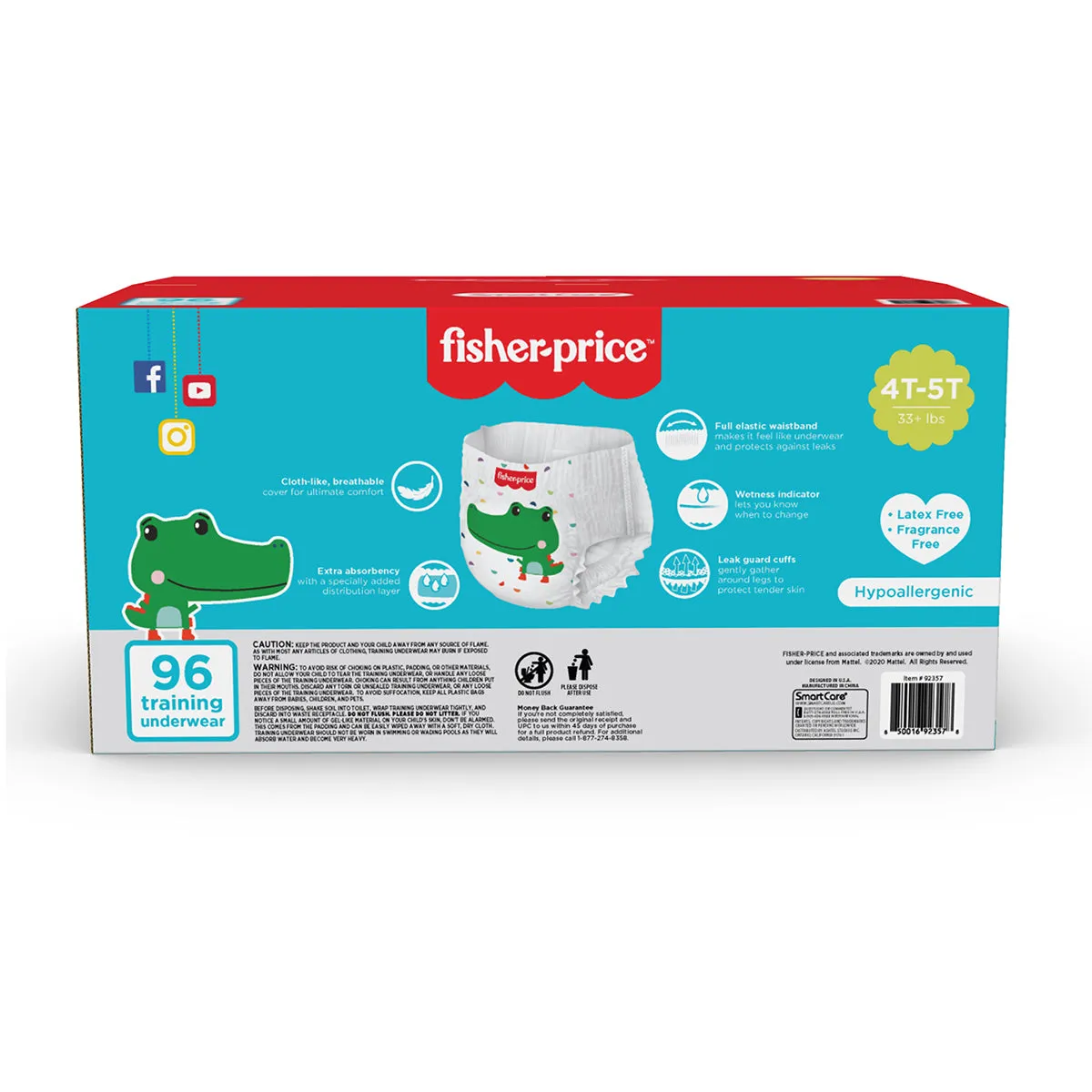 Fisher-Price Training Pants | 4T5T Boys - 96 Counts