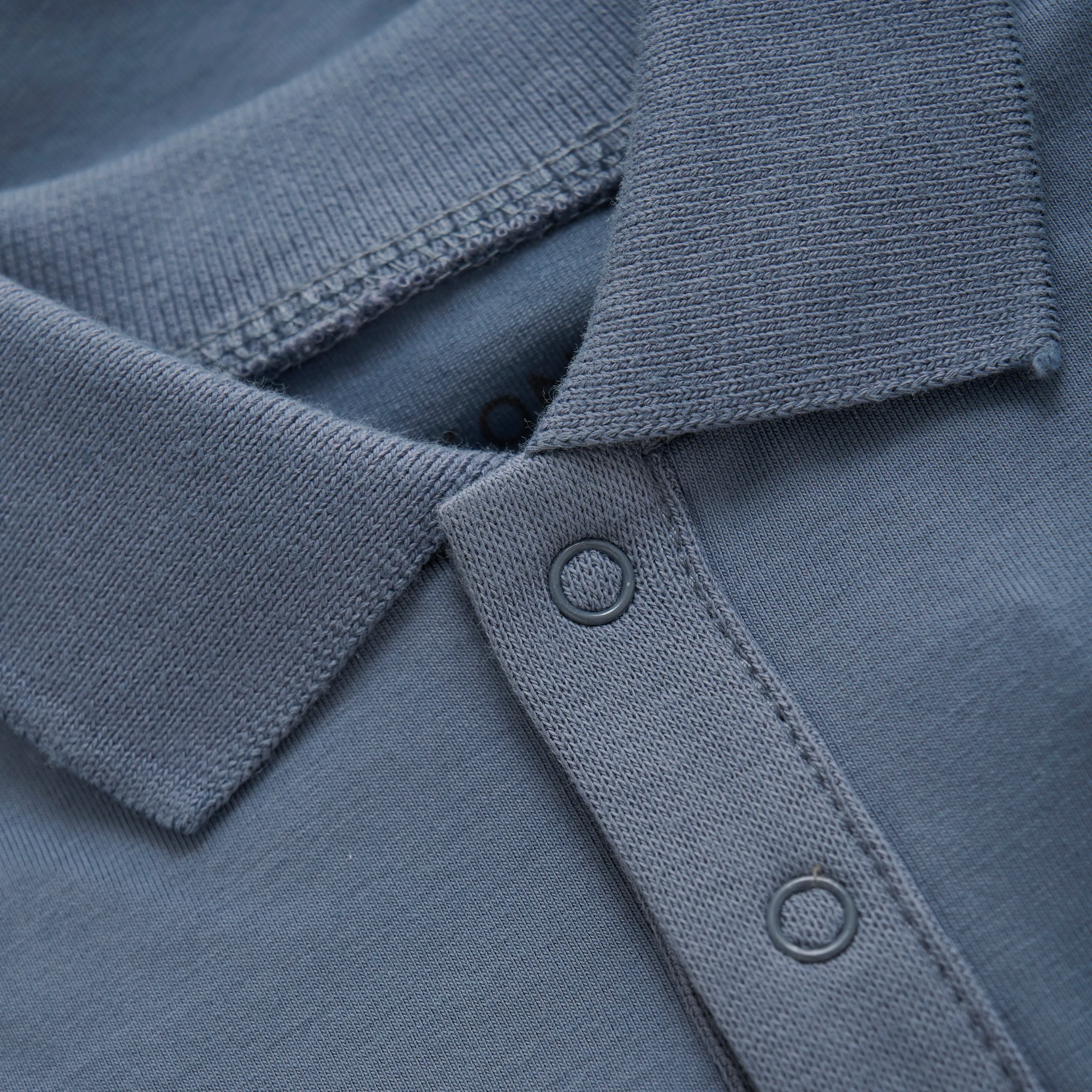 Flint Stone Collared Onesie