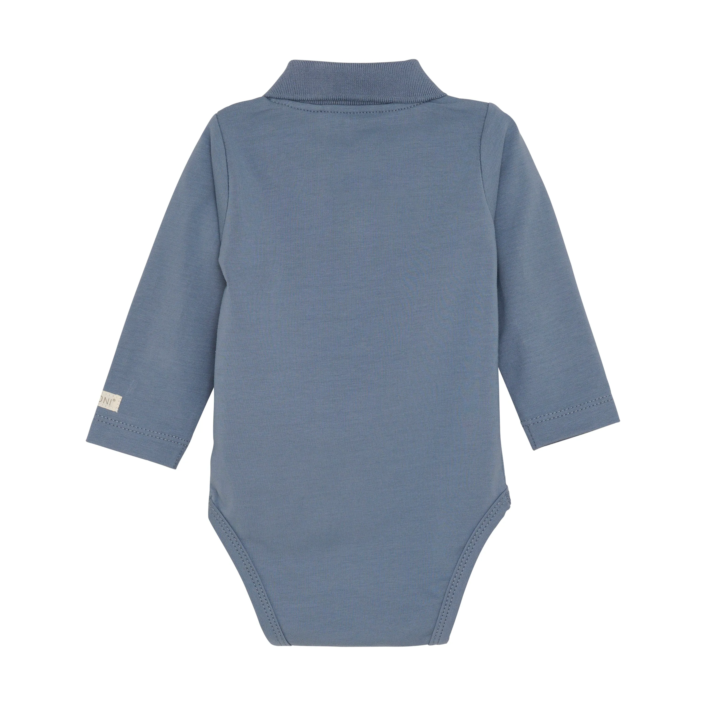 Flint Stone Collared Onesie