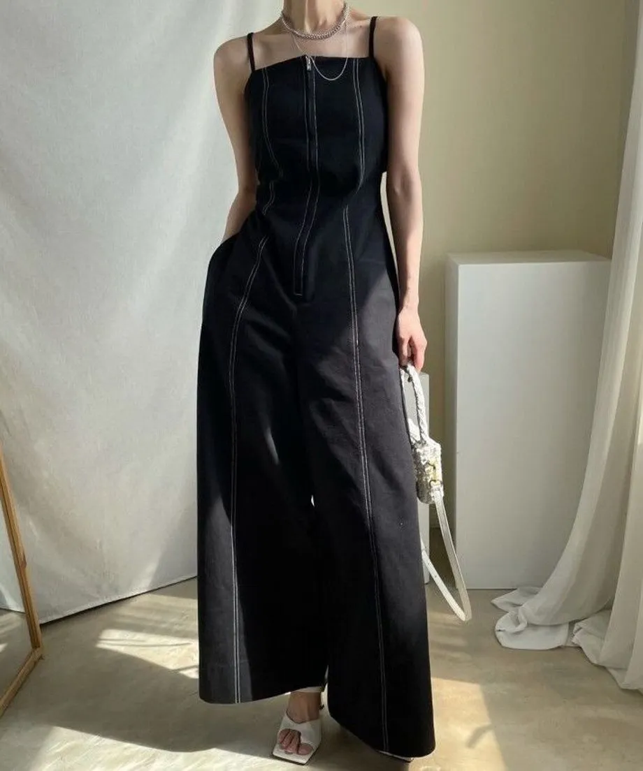 Front Zip Overalls