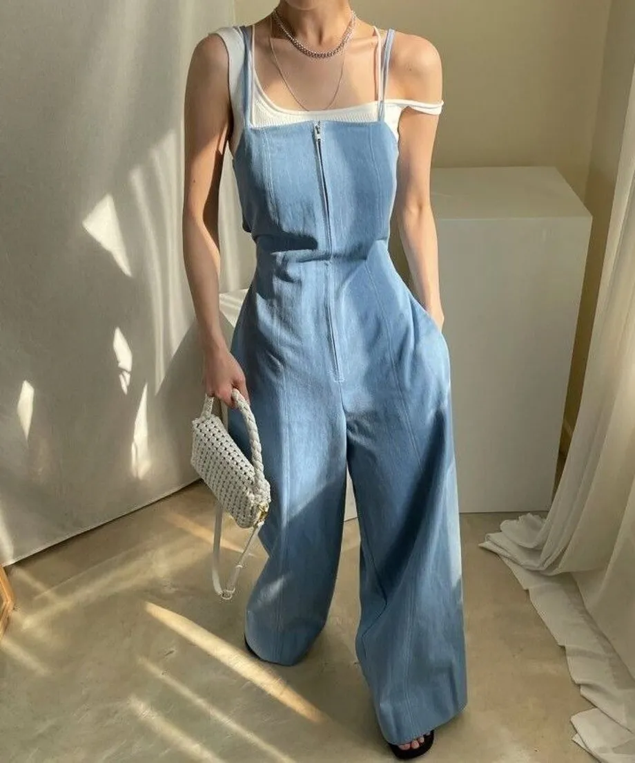 Front Zip Overalls