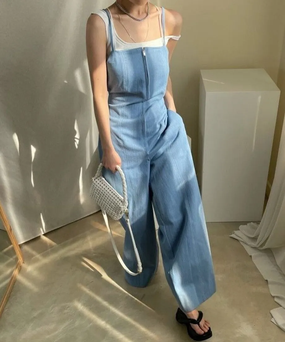 Front Zip Overalls