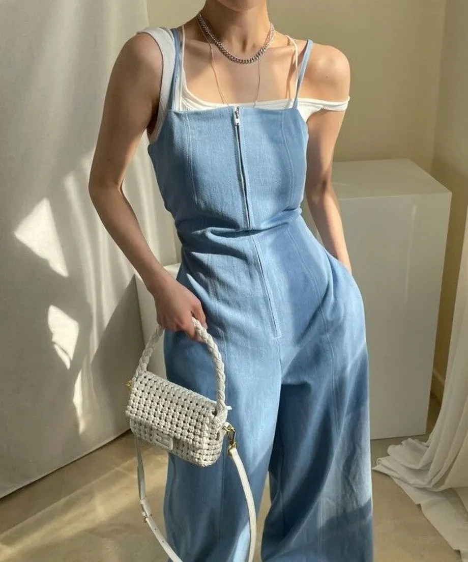 Front Zip Overalls