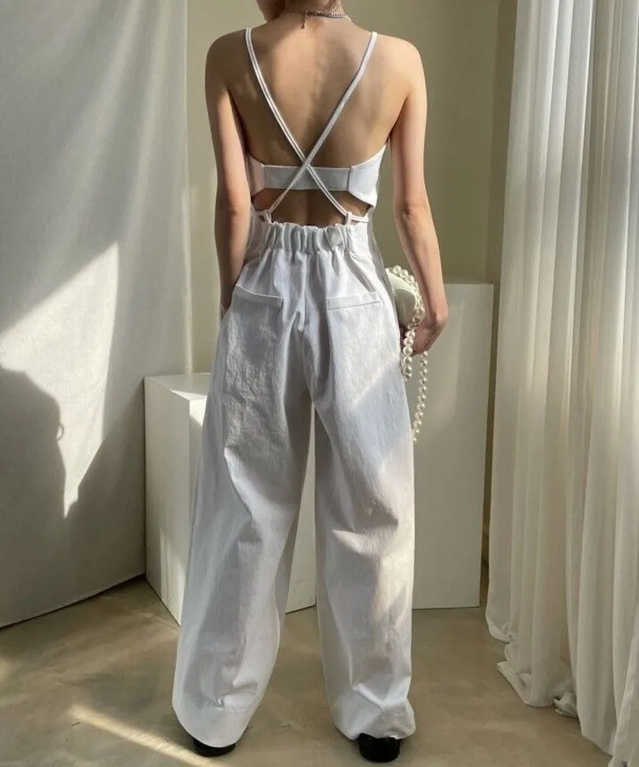 Front Zip Overalls