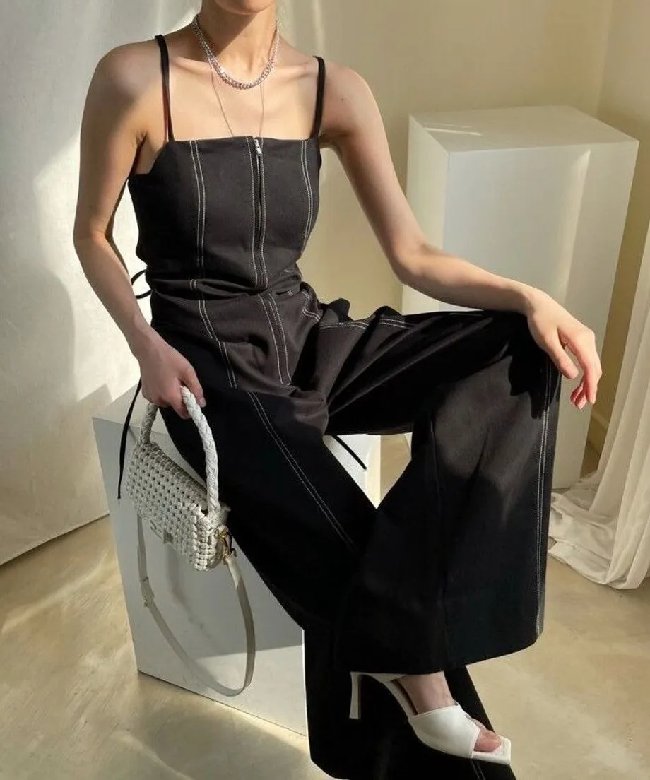 Front Zip Overalls