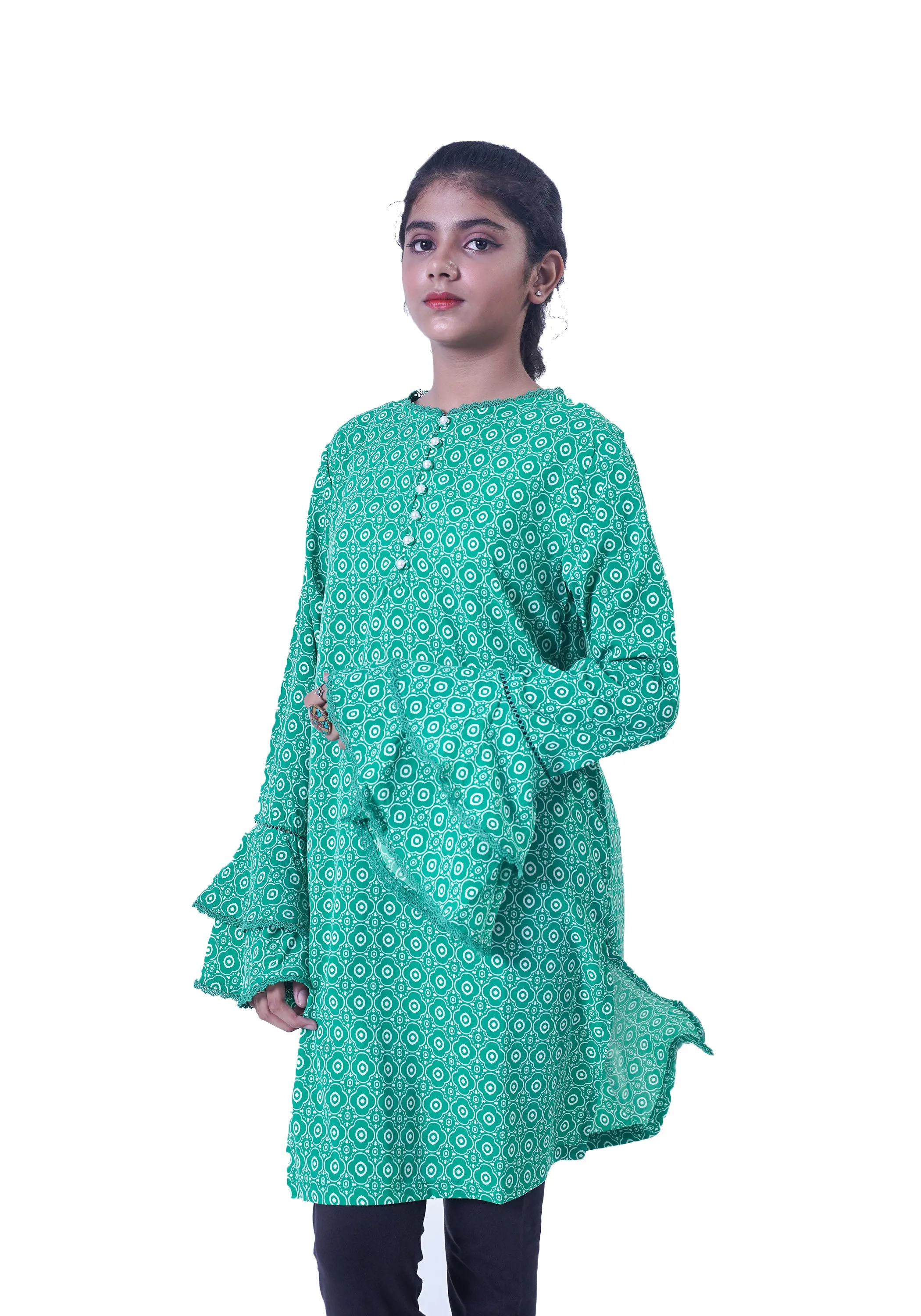 Green Long Shirt