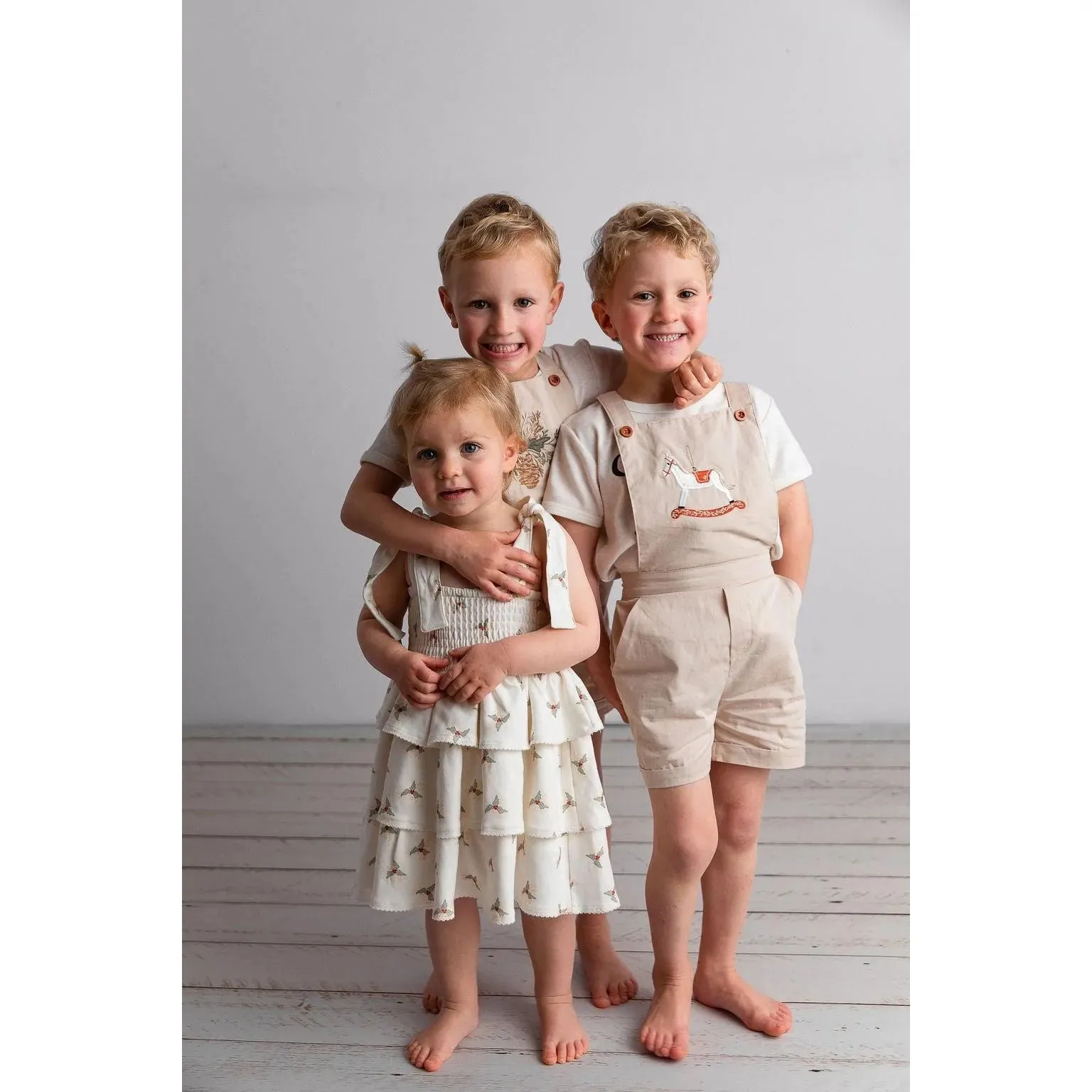Holly & Mistletoe Overalls