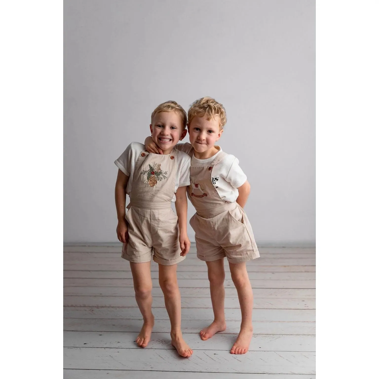 Holly & Mistletoe Overalls