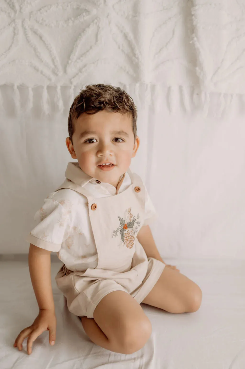 Holly & Mistletoe Overalls
