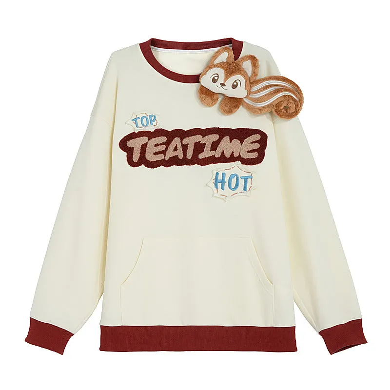 Kawaii Cute Style Squirrel 3D Design Hoodie