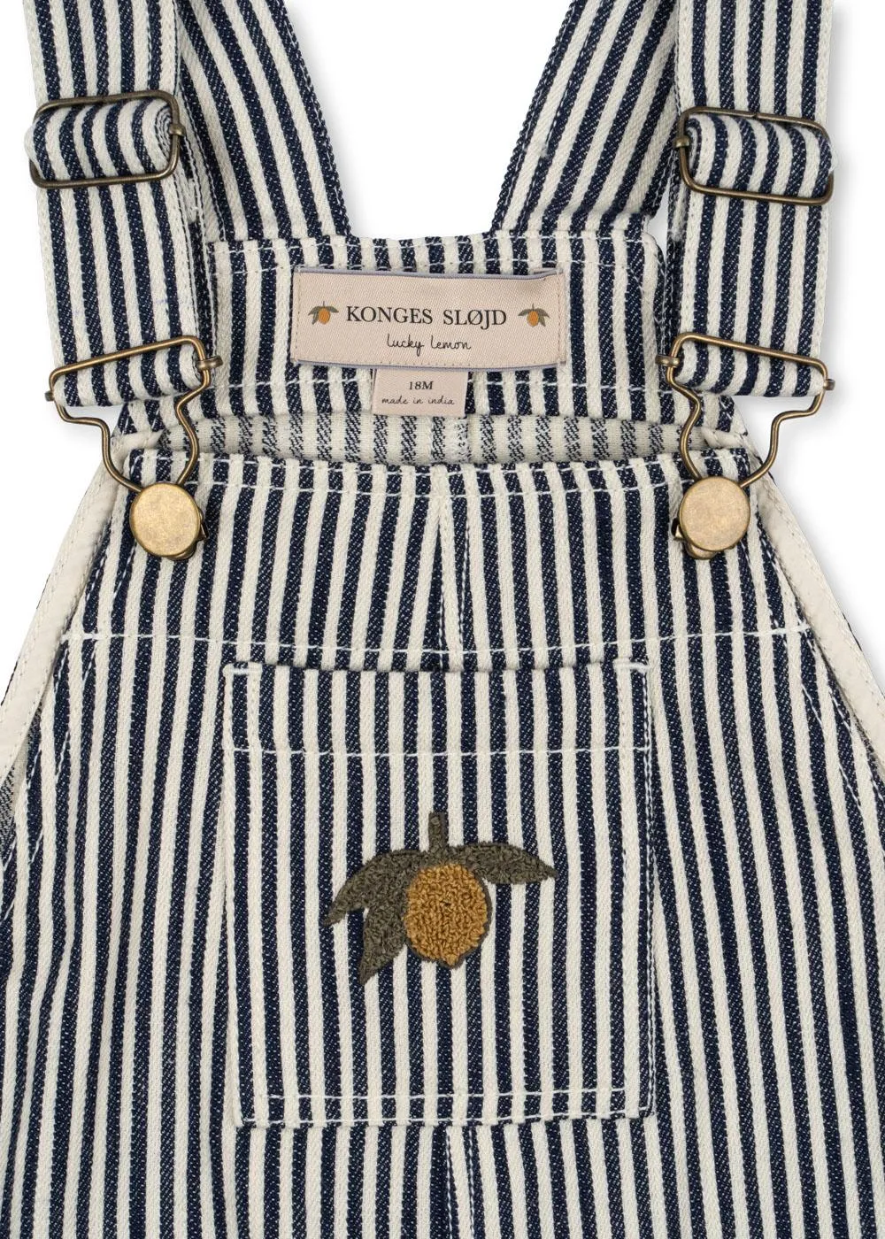 (KS102807) Fender Overalls Gots - Naval Stripe