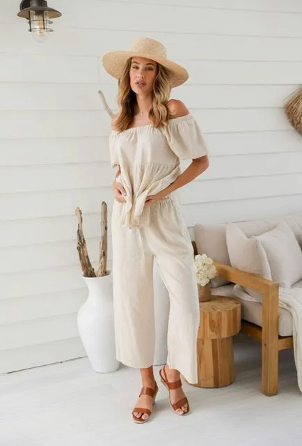 Luxe Linen Pant / Natural