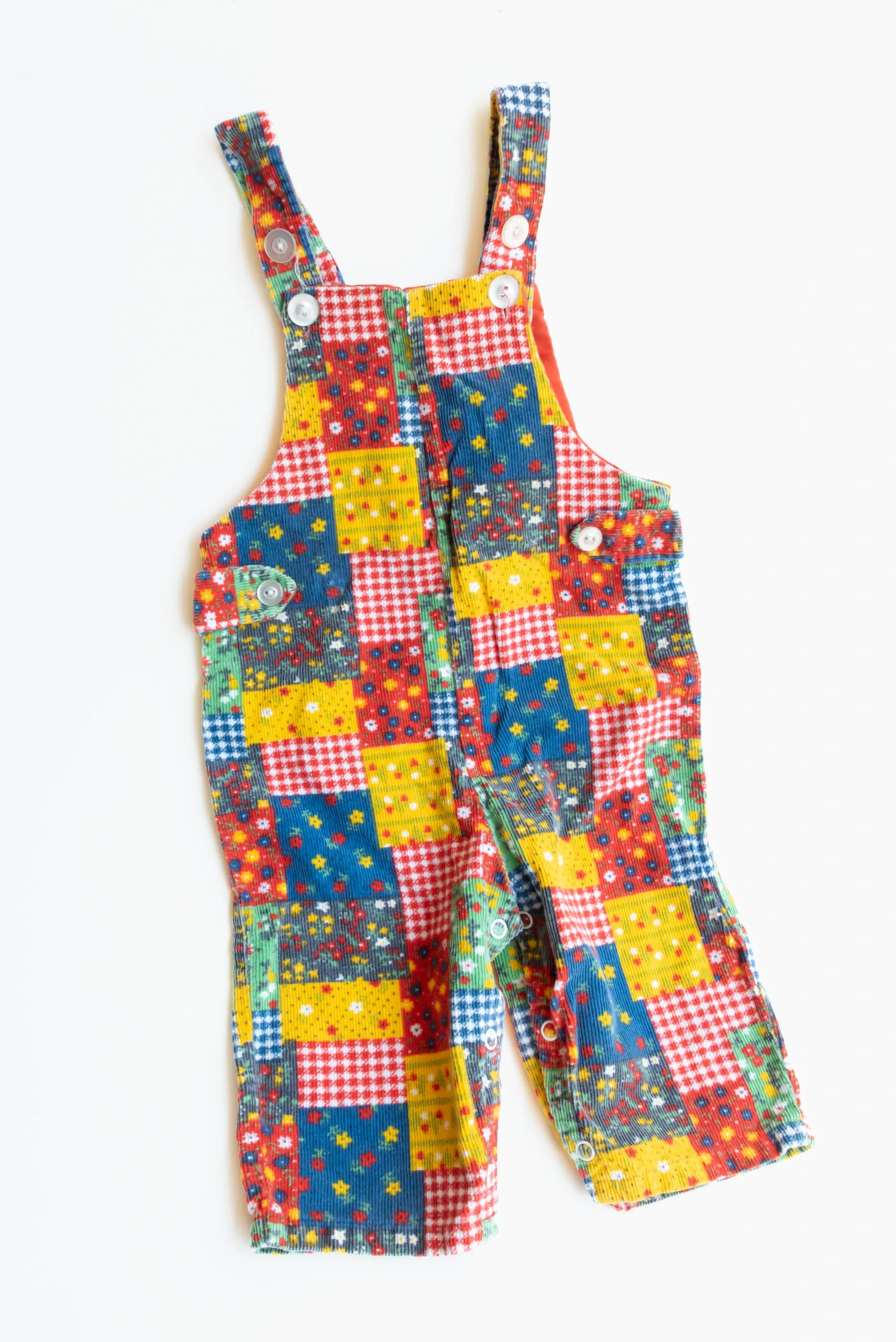 ma23 Patchwork overalls