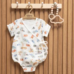 Muslin Little Camper Romper
