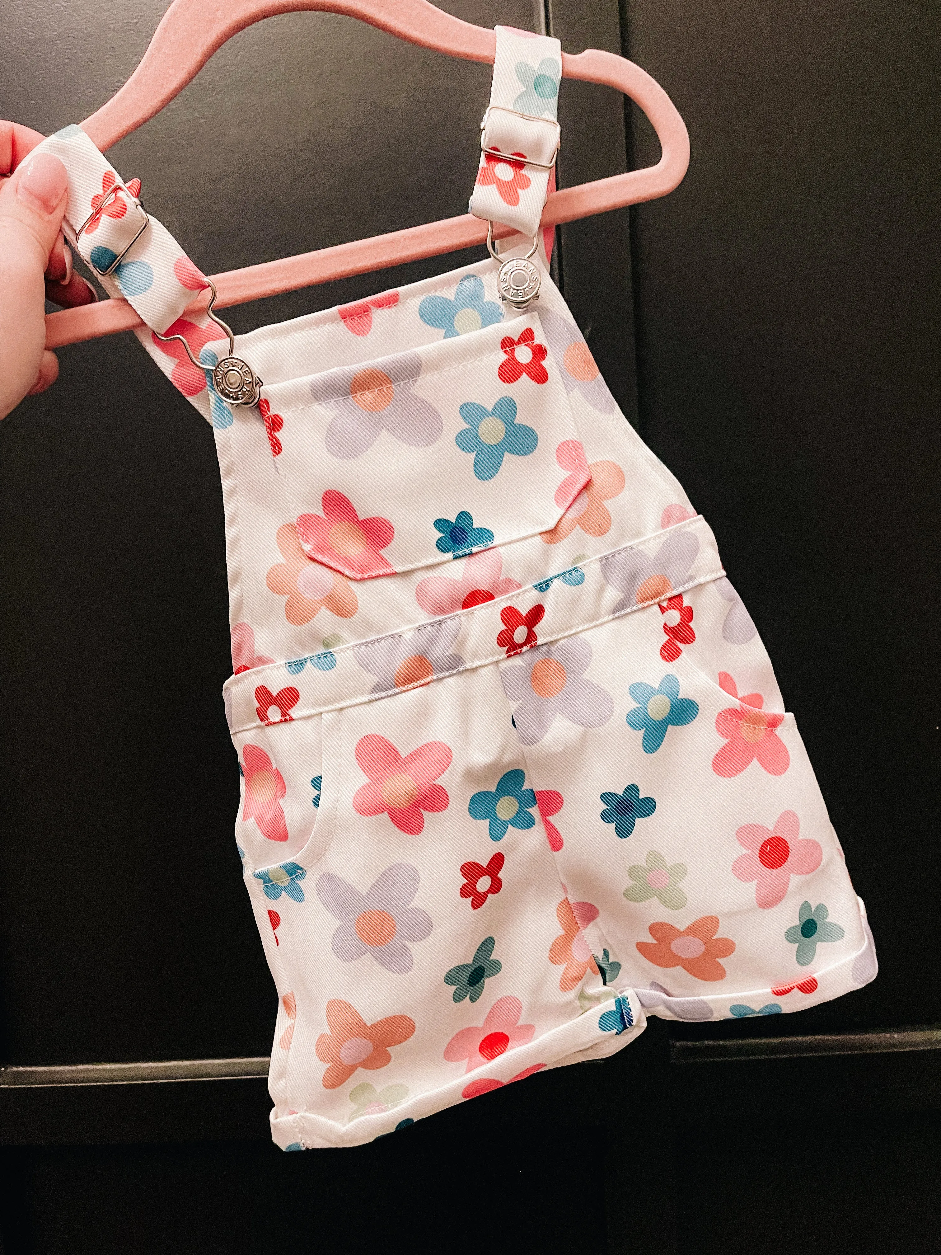 Natalie Floral Overalls