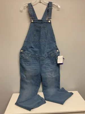 Seraphine Size Medium Denim Maternity Jumpsuit