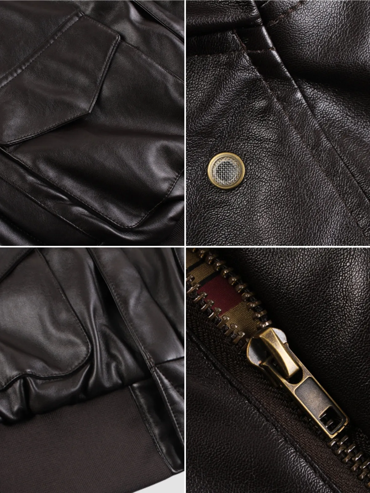 WLS Retro Leather Fur Collar Oversized Jacket