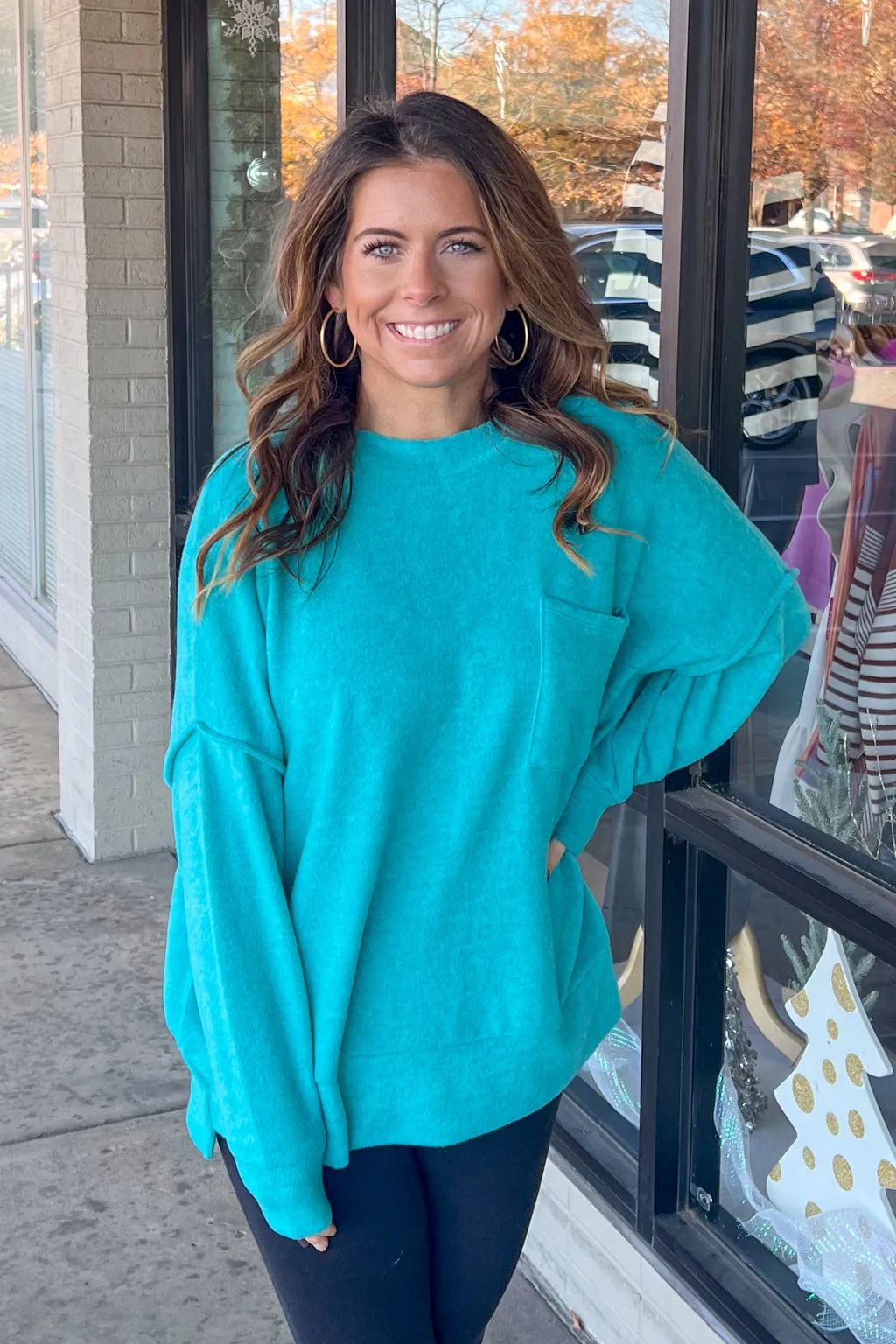 Zenana-Drop Shoulder Oversized Sweater