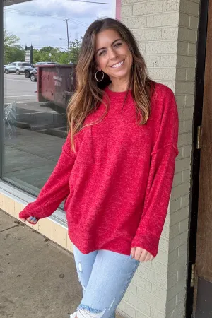 Zenana-Drop Shoulder Oversized Sweater